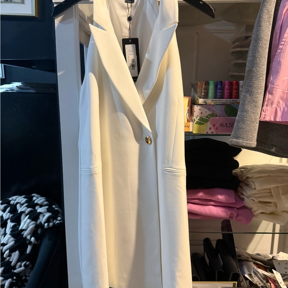 French Connection Whisper Halter Blazer Dress Size: 12 NWT